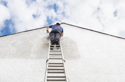 Peinture extérieure au Busseau — façades et ravalement